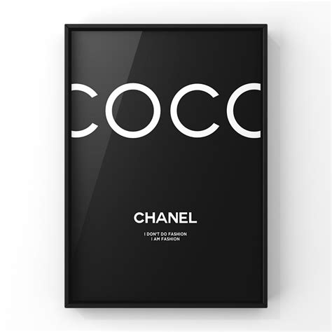 plakat coco chanel|Coco Chanel poster print.